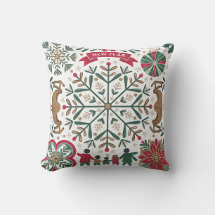 Coussin cadeau Nouvel An