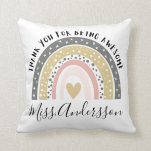 Coussin Cadeau personnalisé pour enseignant, Cadeau person