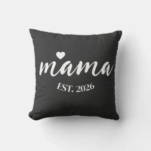 Coussin Cadeau personnalisé pour maman année Mama Est pour