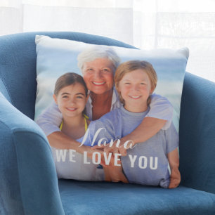 Coussin Cadeau photo Nana on vous aime