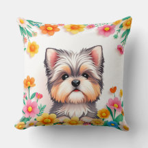 Cadeau pour amateur de chien Chien floral