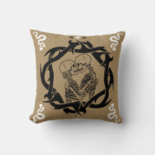 Coussin Cadeau pour amoureux gothiques romantiques sombres