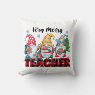 Coussin Cadeau pour Enseignant Enseignant Très Joyeux
