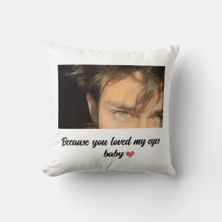 Coussin Cadeau t-shirt yeux