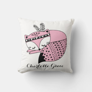 Coussin Cadeau tribal de crèche de forêt de région boisée