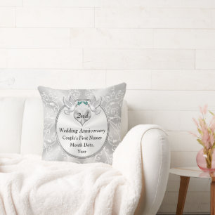 Coussin Cadeaux COTTON pour le 2e anniversaire de Mariage.