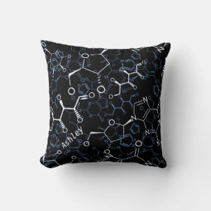 Coussin Cadeaux de chimie de formule chimique