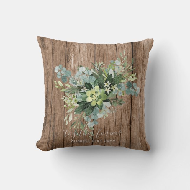 Coussin Cadeaux de fête de mariée sur mesure cadeau de ver (Recto)