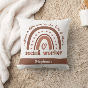 Coussin Cadeaux de fin d'études personnalisés pour l'appré