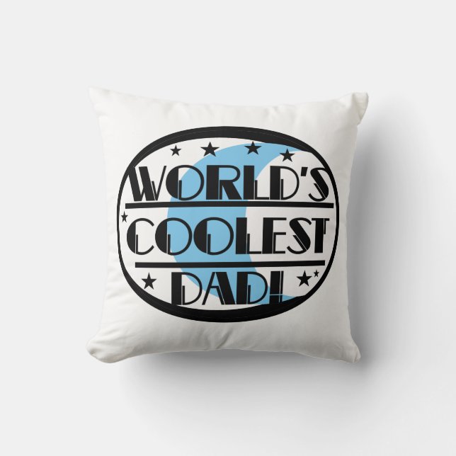 Coussin Cadeaux de papa le plus frais au monde (Recto)