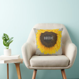 Coussin Cadeaux de tournesol