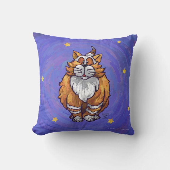 Coussin Cadeaux et accessoires de chats de gingembre (Recto)