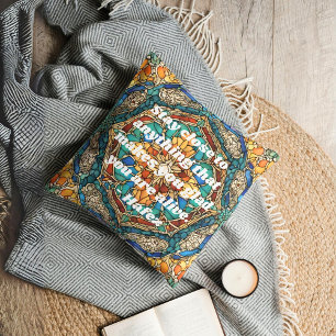 Coussin Cadeaux iraniens Motifs en mosaïque de verre sur m