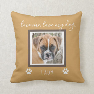 Coussin Cadeaux personnalisés de chien - votre photo de