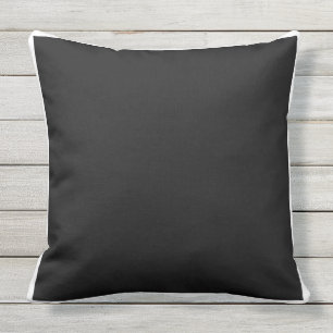 Coussin Cadre décoratif uni personnalisé noir / blanc