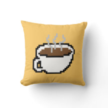 coussin café 8 bits