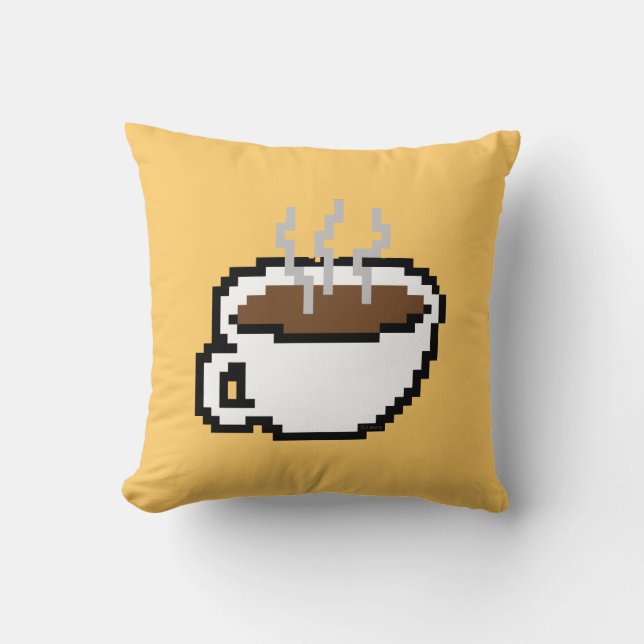 coussin café 8 bits (Recto)