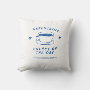 Coussin café Cappuccino Drôle cadeau de l'amoure