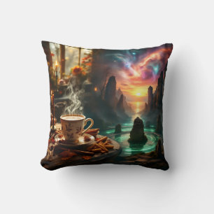 Coussin Café cosmique