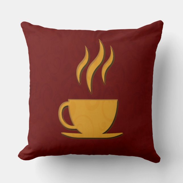 Coussin Café élégant (Recto)