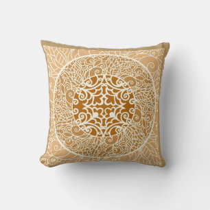 Coussin Café N Crème Reversible Jeu d'oreiller