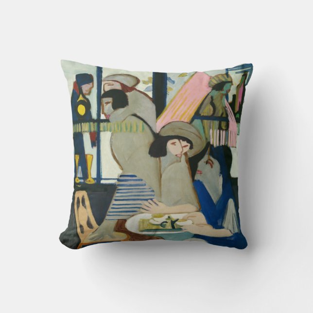 Coussin Café par Ernst Ludwig Kirchner (Recto)