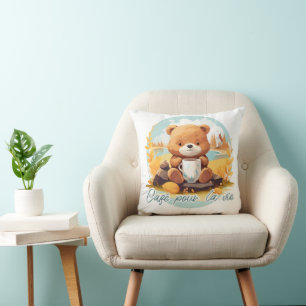 Coussin Café pour la vie