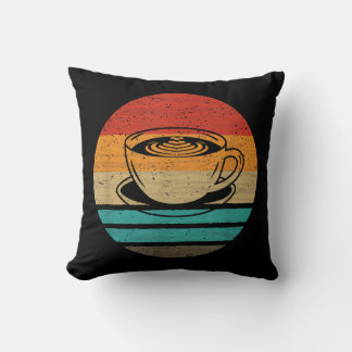 Coussin Café Retro Style Vintage