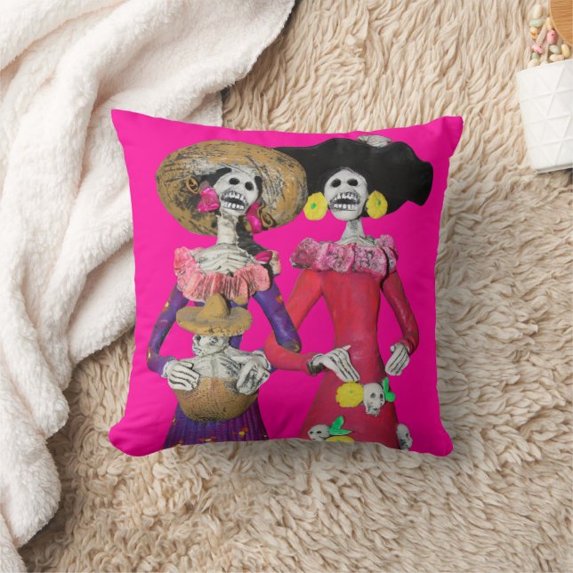 Coussin Calavera Hermanas (Couverture)