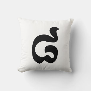 Coussin Cambodian Number 8 / Eight / ៨ (Pram Bei) Khmer