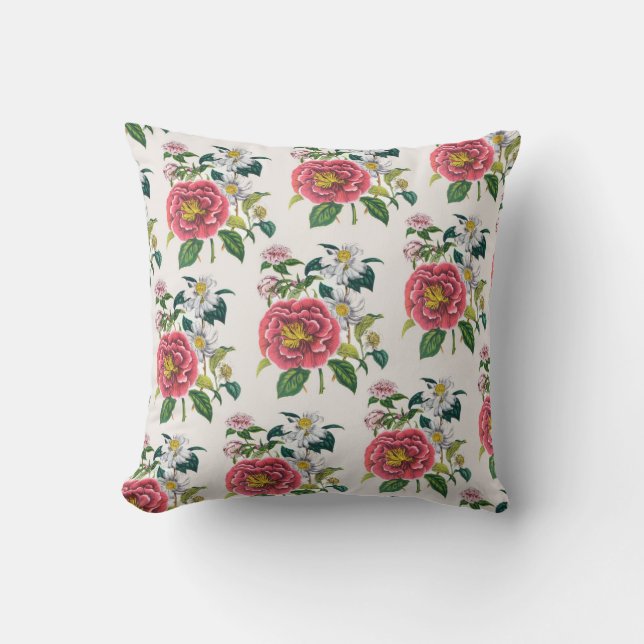 Coussin Camellias (Recto)