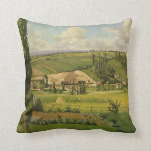 Coussin Camille Pissarro Paysage Patis aux., Pointoise