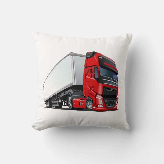 Coussin Camion de dessin (Recto)
