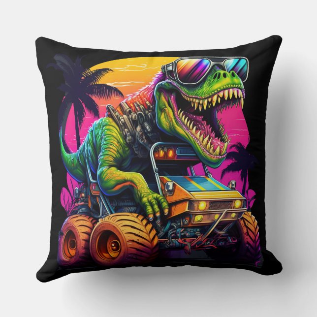 Coussin Camion Dino Monster (Verso)