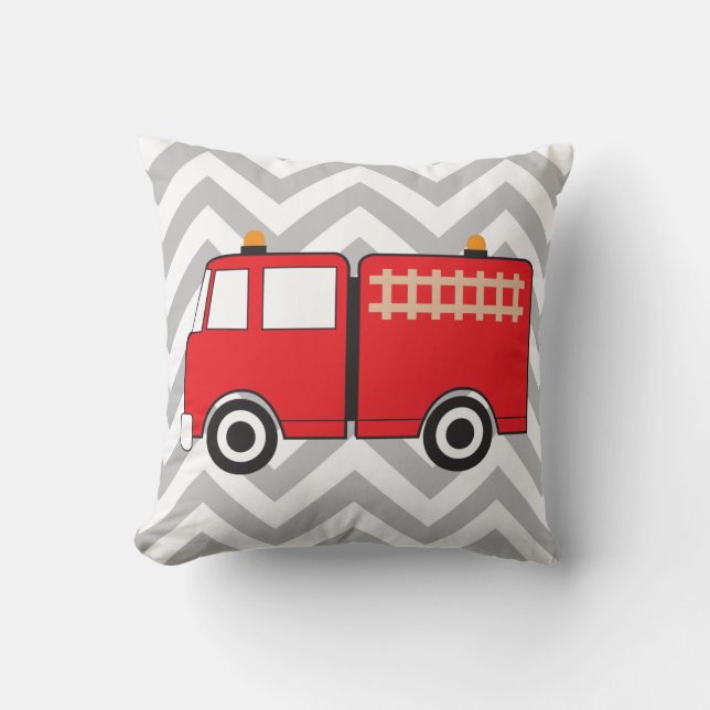 Coussin Camion feu rouge (Recto)