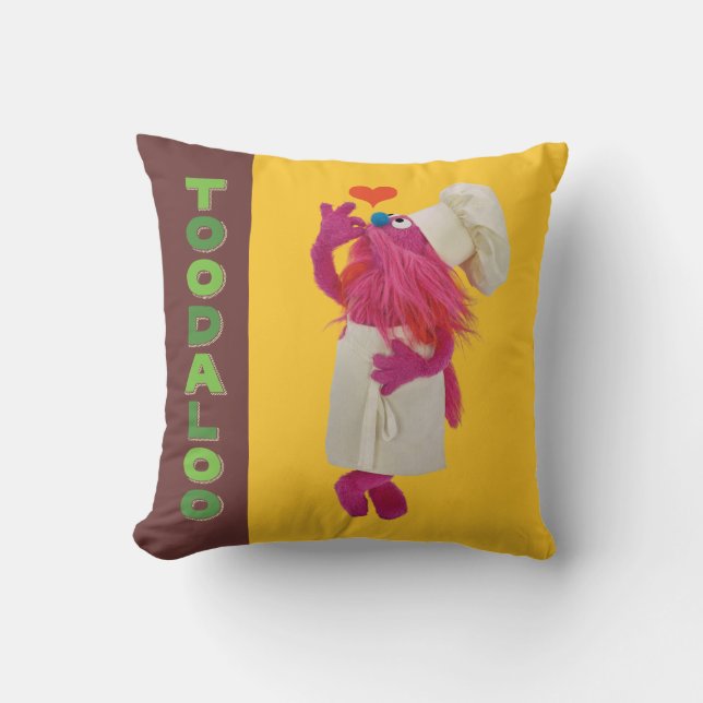 Coussin Camion fourré de Cookie Monster | Toodaloo (Recto)