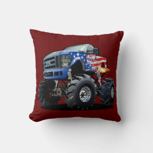 Coussin Camion monstre de dessin animé
