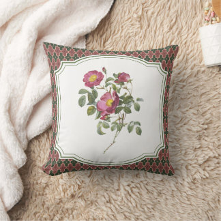 Coussin Campagne Rose Sauvage