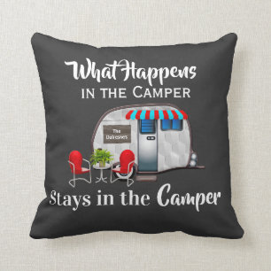 Coussin Campeur personnalisé