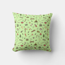 Campfire Camping Outdoor Adventures Motif