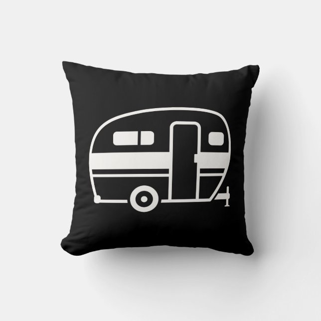 Coussin Camping Caravan (Recto)