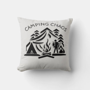 Coussin Camping Chaos Icon Logo Personnaliser