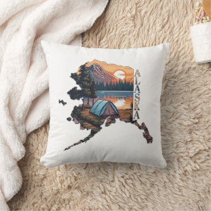 Coussin Camping en Alaska