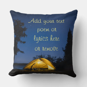Coussin Camping Sous Les Étoiles