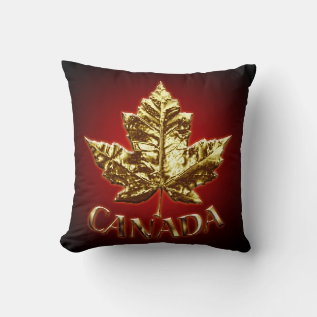 Coussin Canada Gold Canada Équipe Coussin souvenir (Recto)
