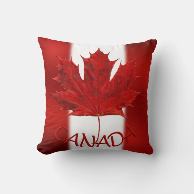 Coussin canadien Coussin du souvenir du drapeau ca (Recto)