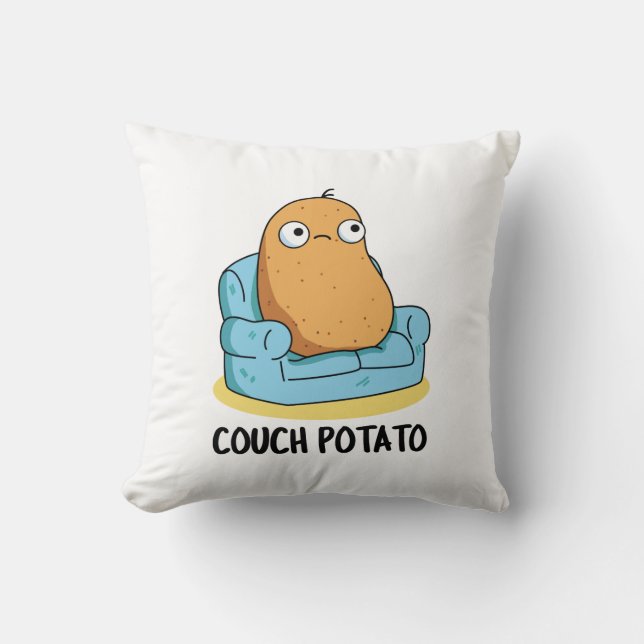 Coussin Canapé pomme de terre amusante pomme de terre (Recto)