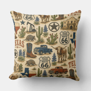 Coussin Canapé Ranch Texas Route 66