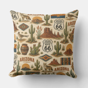 Coussin Canapé Sieste Route 66 d'Arizona