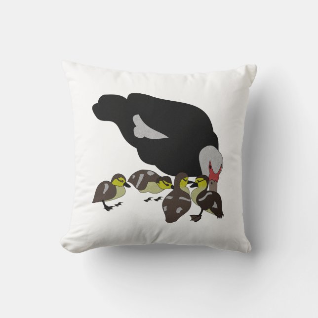 Coussin Canard à muscovy et canard (Recto)